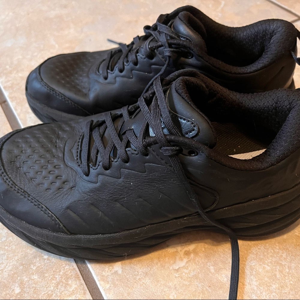 Hoka bondi sr. Size 9. Black. Slip resistance.